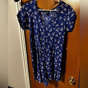 Wild Fable Blue Floral Romper